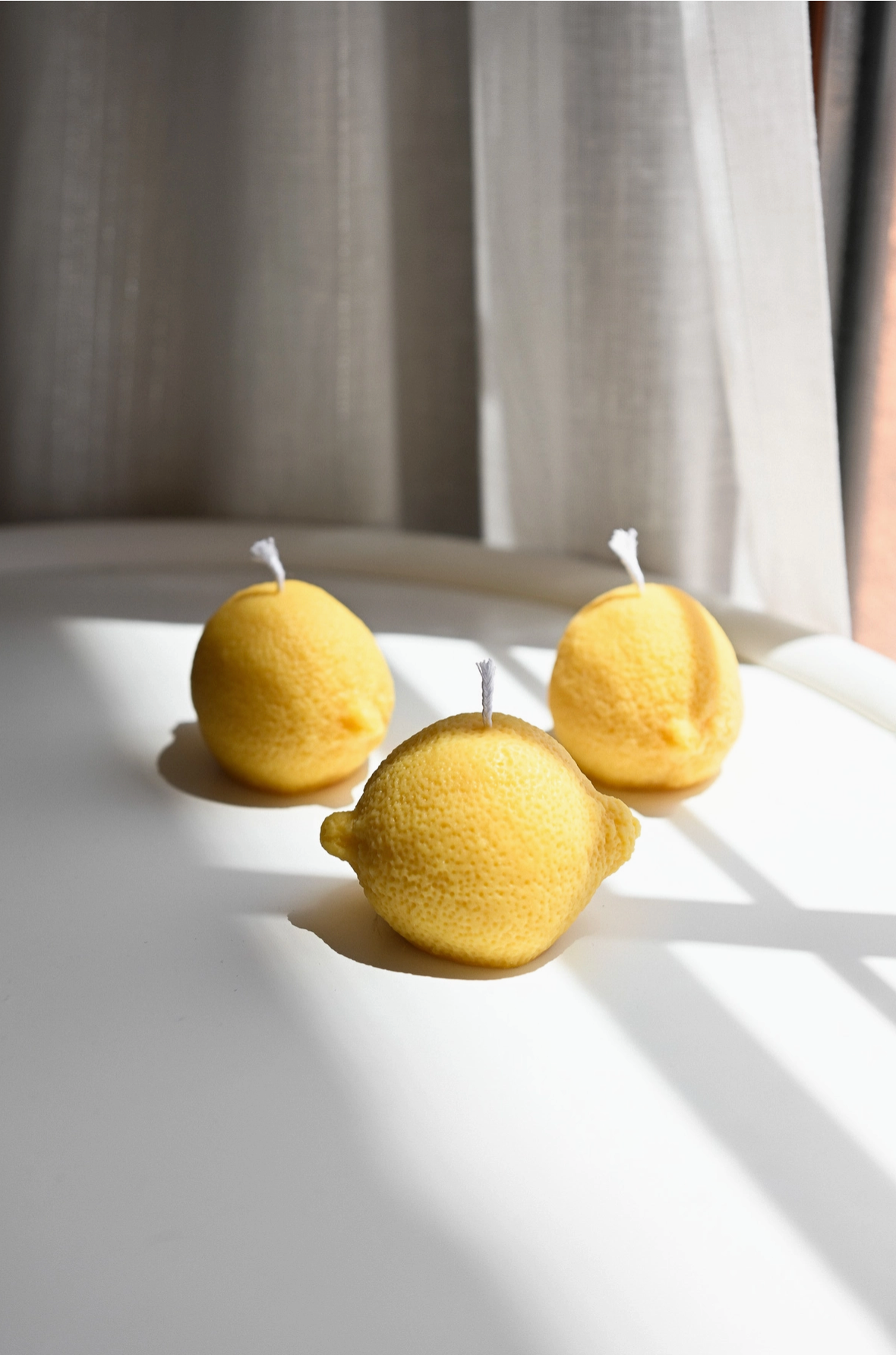 Organic Wax Lemon Candle