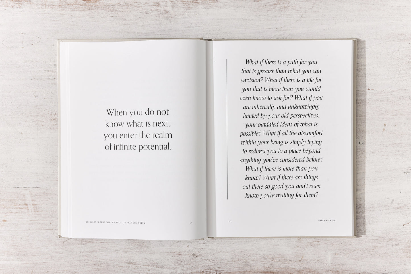 101 Quotes That Will Change the Way You Think - Table Book