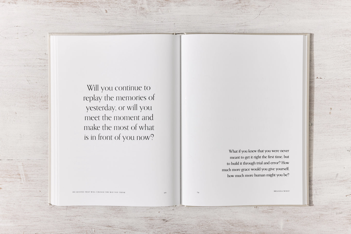 101 Quotes That Will Change the Way You Think - Table Book