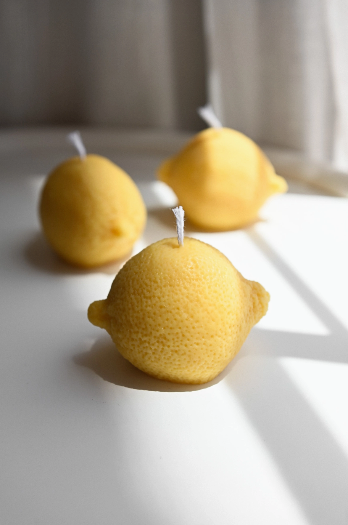 Organic Wax Lemon Candle